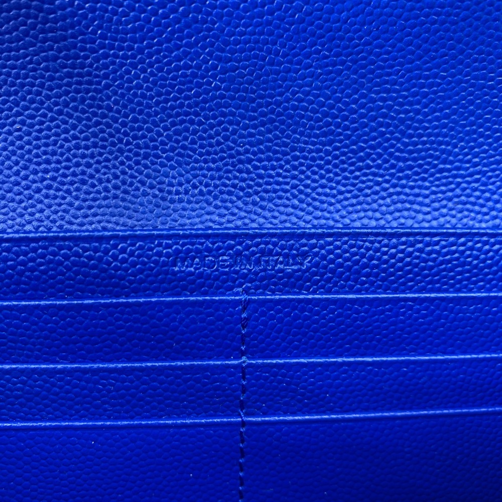 📌SOLD YSL Blue Chained Wallet - Picture 7 of 8